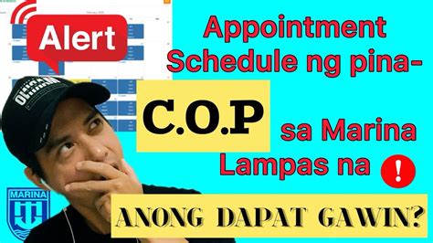 marina cop appointment|HOW TO SET APPOINTMENT FOR COP SA MARINA GAMIT .